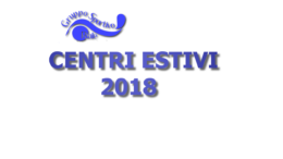 centri estivi 2018